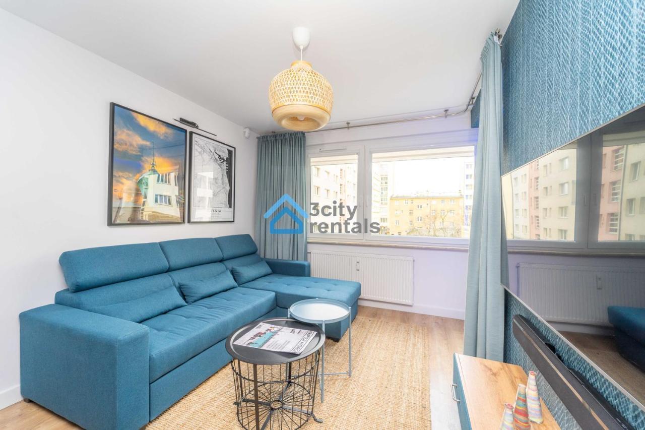 Bright And Blue 3City Apartment With Balcony In Gdynia By Noclegi Renters Eksteriør bilde