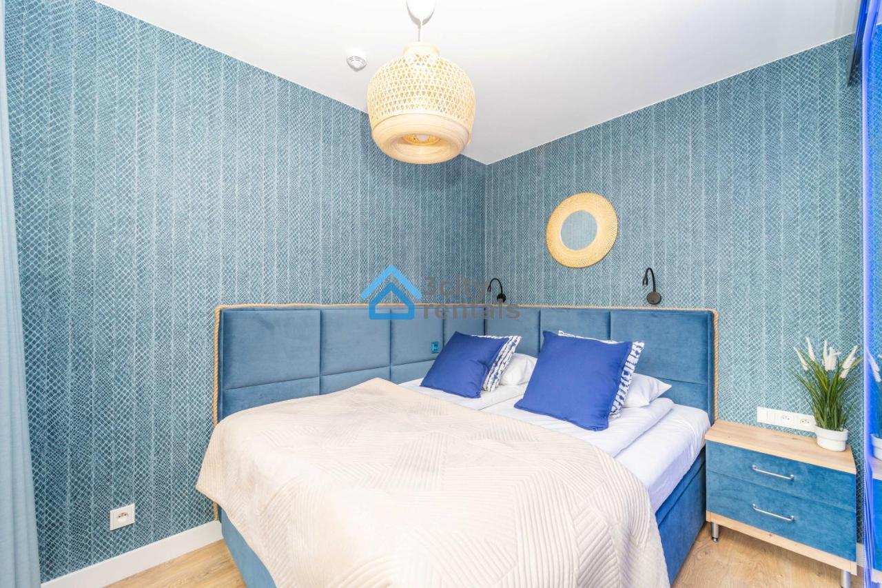 Bright And Blue 3City Apartment With Balcony In Gdynia By Noclegi Renters Eksteriør bilde